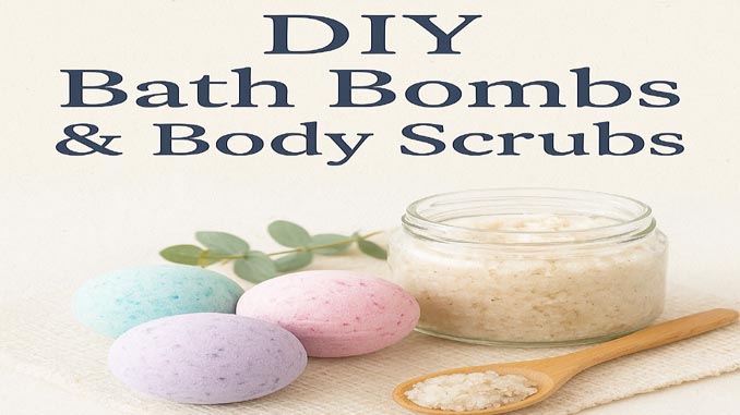 DIY Bath Bombs & Body Scrubs